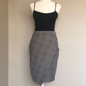 Express Asymmetrical Split Front Pencil Skirt